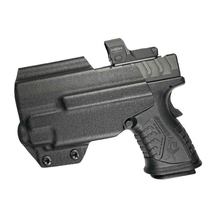 Springfield XD-M Elite 3.8"+TLR 7/8 IWB Tuckable Red Dot Ready w/ Integrated Claw Holster Black 2