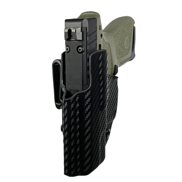 Beretta APX A1 Carry IWB Tuckable Red Dot Ready w/ Integrated Claw Holster Carbon Fiber 6