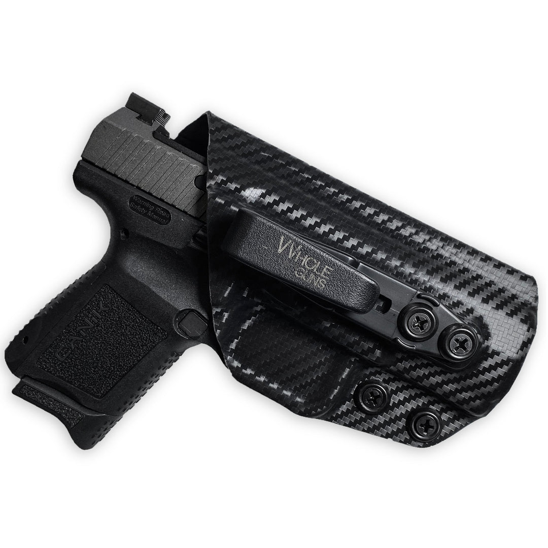 Canik TP9 Elite SC IWB Full Cover Classic Tuckable Holster Carbon Fiber 1