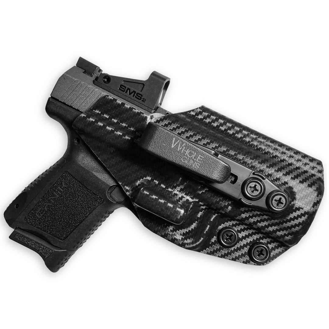 Canik TP9 Elite SC IWB Tuckable Red Dot Ready w/ Integrated Claw Holster Carbon Fiber 1