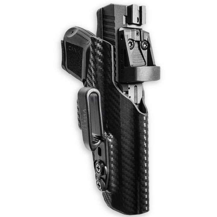 Canik TP9 Elite SC IWB Tuckable Red Dot Ready w/ Integrated Claw Holster Carbon Fiber 6