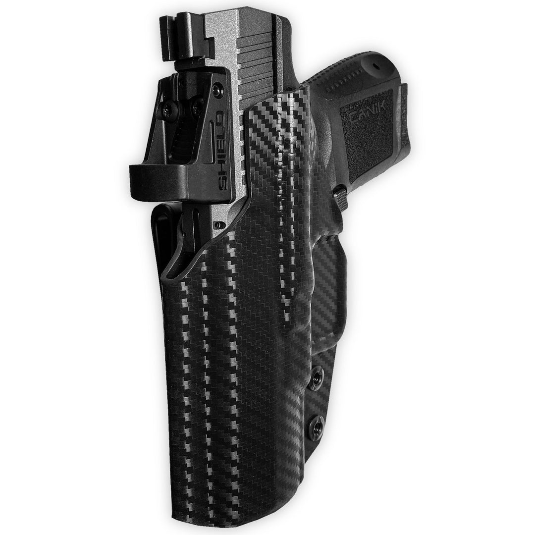 Canik TP9 Elite SC IWB Tuckable Red Dot Ready w/ Integrated Claw Holster Carbon Fiber 5