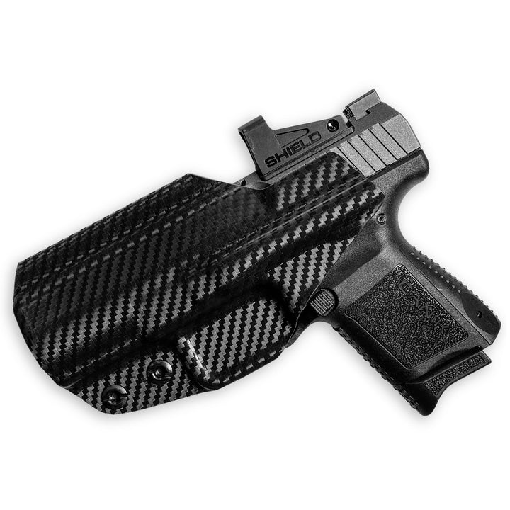 Canik TP9 Elite SC IWB Tuckable Red Dot Ready w/ Integrated Claw Holster Carbon Fiber 2