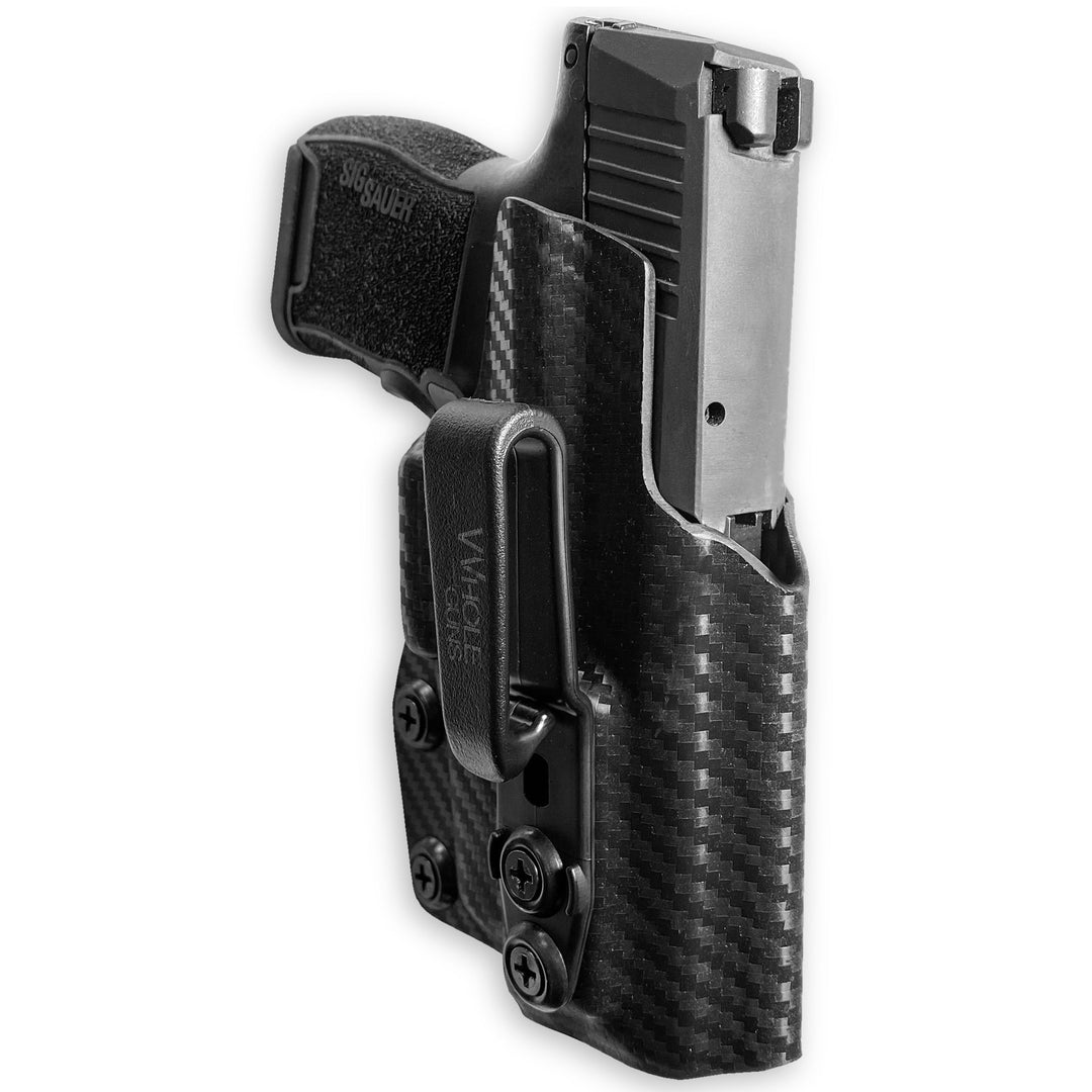 Sig Sauer P365 IWB Tuckable Red Dot Ready w/ Integrated Claw Holster Carbon Fiber 4