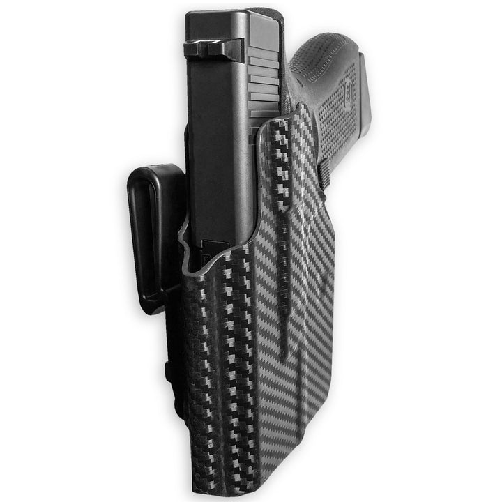 Glock 43X MOS + TLR-6 IWB Tuckable Red Dot Ready w/ Integrated Claw Holster Carbon Fiber 5