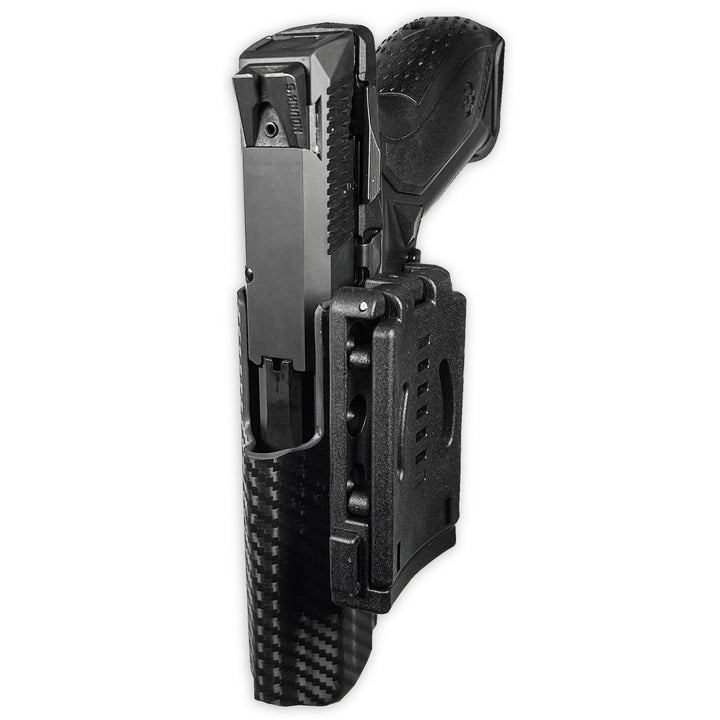 Ruger American 3.55" OWB Concealment/IDPA Holster Carbon Fiber 4