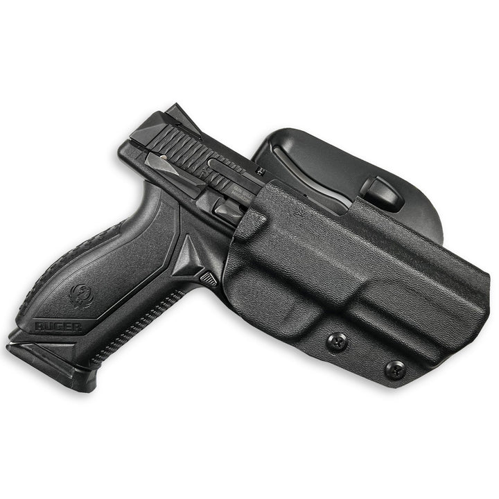 Ruger American 3.55" OWB Paddle Holster Black 1