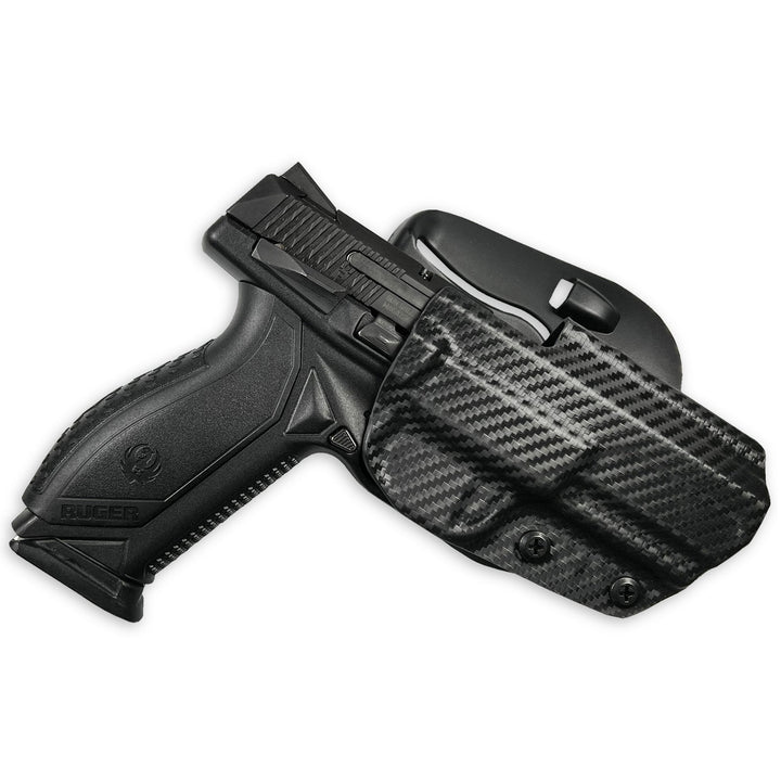 Ruger American 3.55" OWB Paddle Holster Carbon Fiber 1