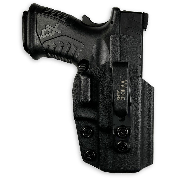 Springfield XD-M Elite 3.8" IWB Tuckable Red Dot Ready w/ Integrated Claw Holster Black 3