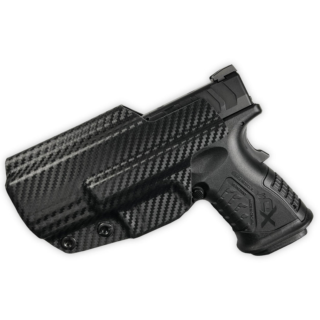 Springfield XD-M Elite 3.8" IWB Tuckable Red Dot Ready w/ Integrated Claw Holster Carbon Fiber 2