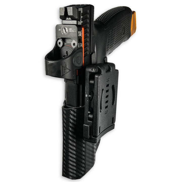 CZ P-10 F Competition OWB Concealment/IDPA Holster Carbon Fiber 3