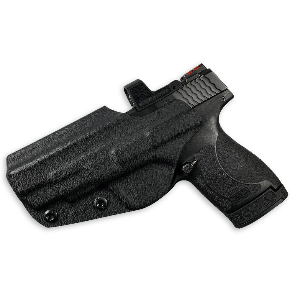Smith & Wesson M&P Shield Plus 4" Performance Center IWB Tuckable Red Dot Ready w/ Integrated Claw Holster Black 2