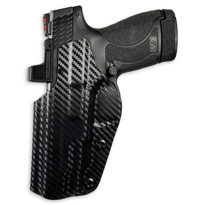 Smith & Wesson M&P Shield Plus 4" Performance Center IWB Tuckable Red Dot Ready w/ Integrated Claw Holster Carbon Fiber 2