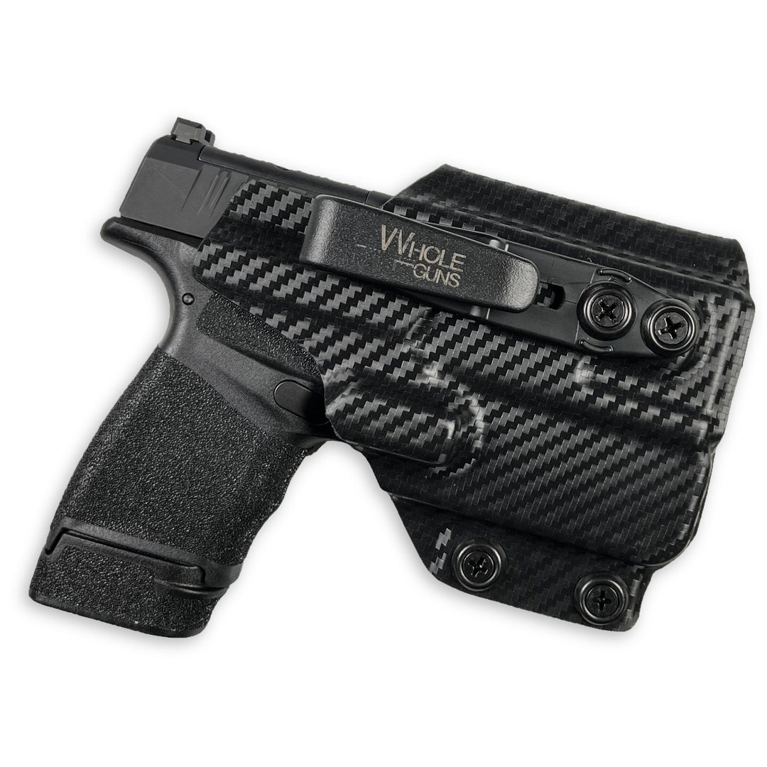 Springfield Hellcat + TLR-6 IWB Tuckable Red Dot Ready w/ Integrated Claw Holster Carbon Fiber 1