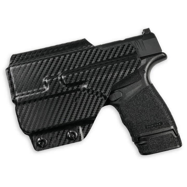 Springfield Hellcat + TLR-6 IWB Tuckable Red Dot Ready w/ Integrated Claw Holster Carbon Fiber 2