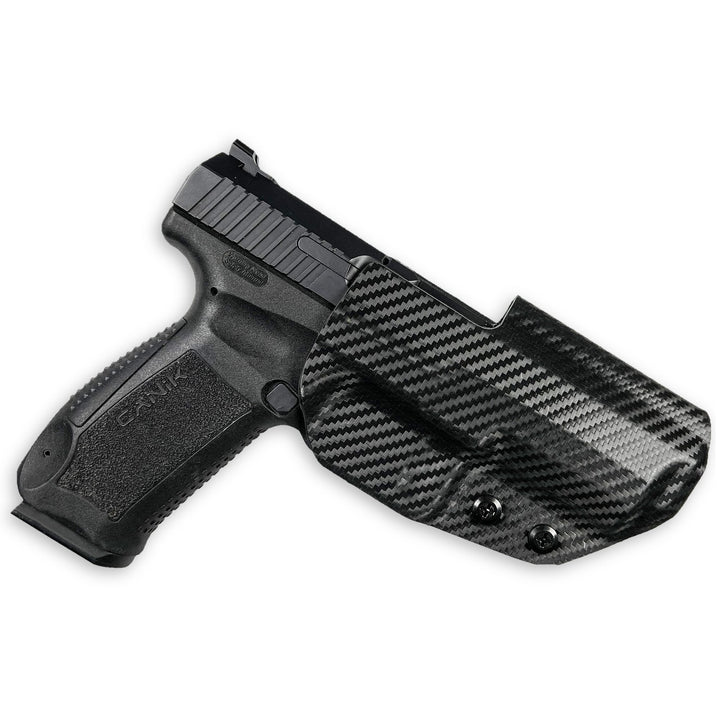 Canik TP9SF FDE OWB Concealment/IDPA Holster Carbon Fiber 1