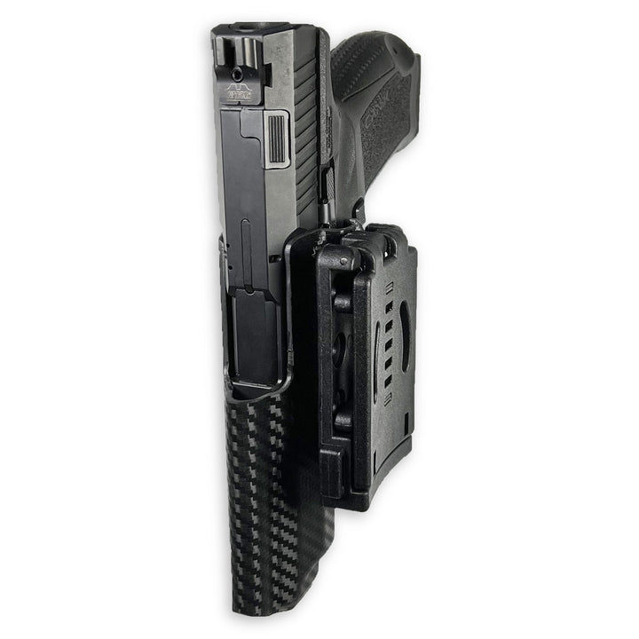 Canik TP9SF FDE OWB Concealment/IDPA Holster Carbon Fiber 4