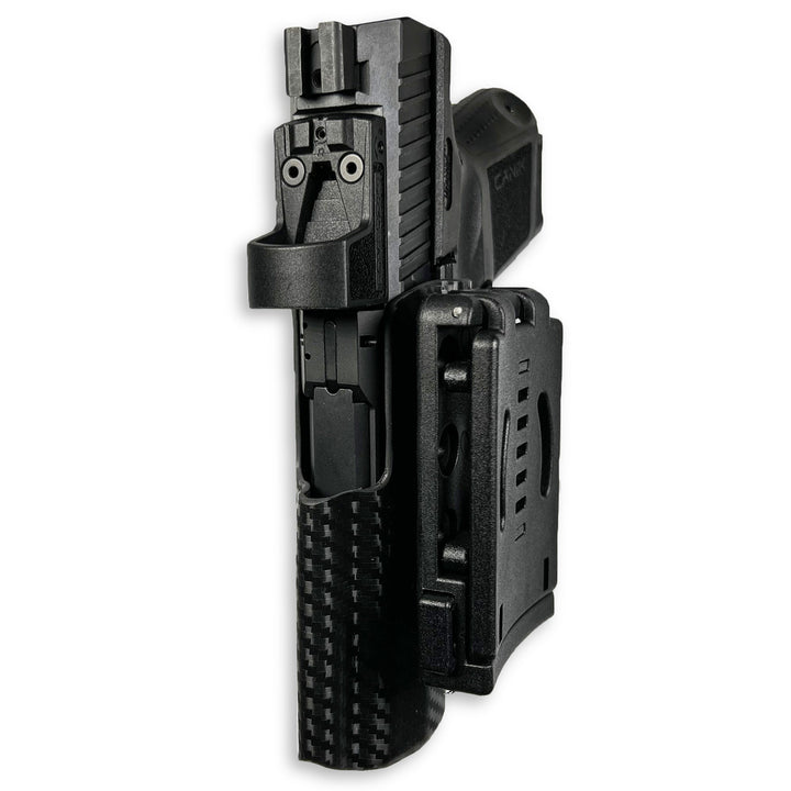 Canik TP9 Elite SC OWB Concealment/IDPA Holster Carbon Fiber 3