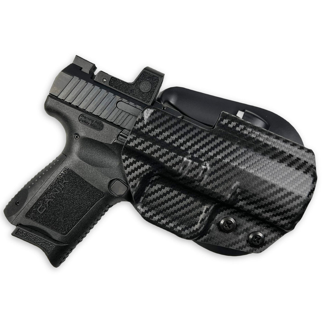 Canik TP9 Elite SC OWB Paddle Holster Carbon Fiber 1