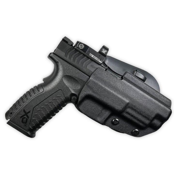 Springfield XD-M Elite 4.5" OWB Paddle Holster Black 1