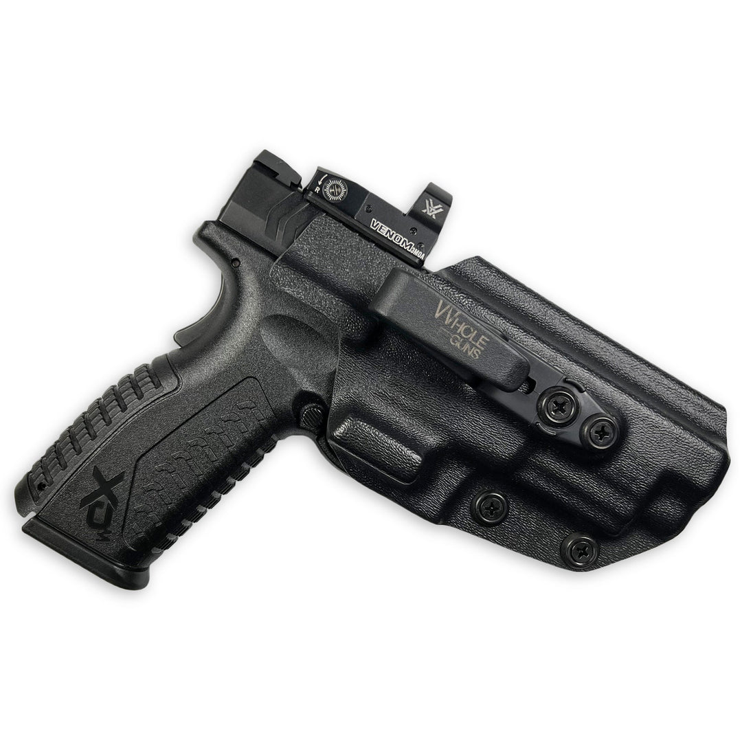 Springfield XD-M Elite 4.5" IWB Tuckable Red Dot Ready w/ Integrated Claw Holster Black 1