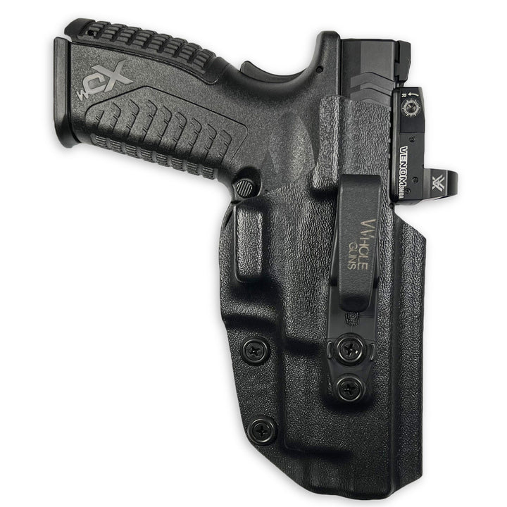 Springfield XD-M Elite 4.5" IWB Tuckable Red Dot Ready w/ Integrated Claw Holster Black 3