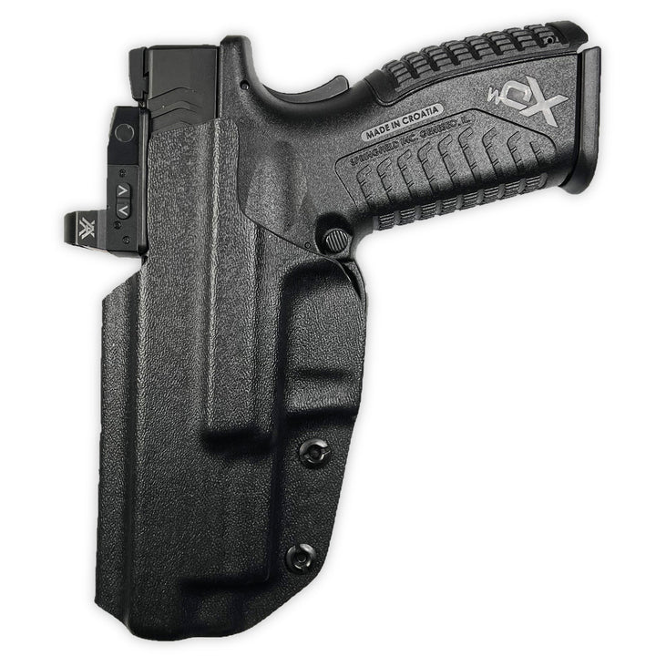 Springfield XD-M Elite 4.5" IWB Tuckable Red Dot Ready w/ Integrated Claw Holster Black 4