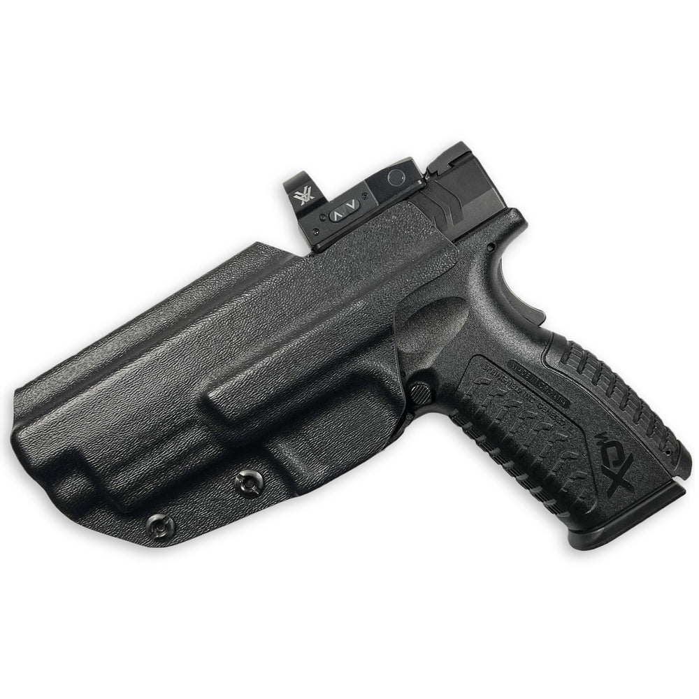 Springfield XD-M Elite 4.5" IWB Tuckable Red Dot Ready w/ Integrated Claw Holster Black 2