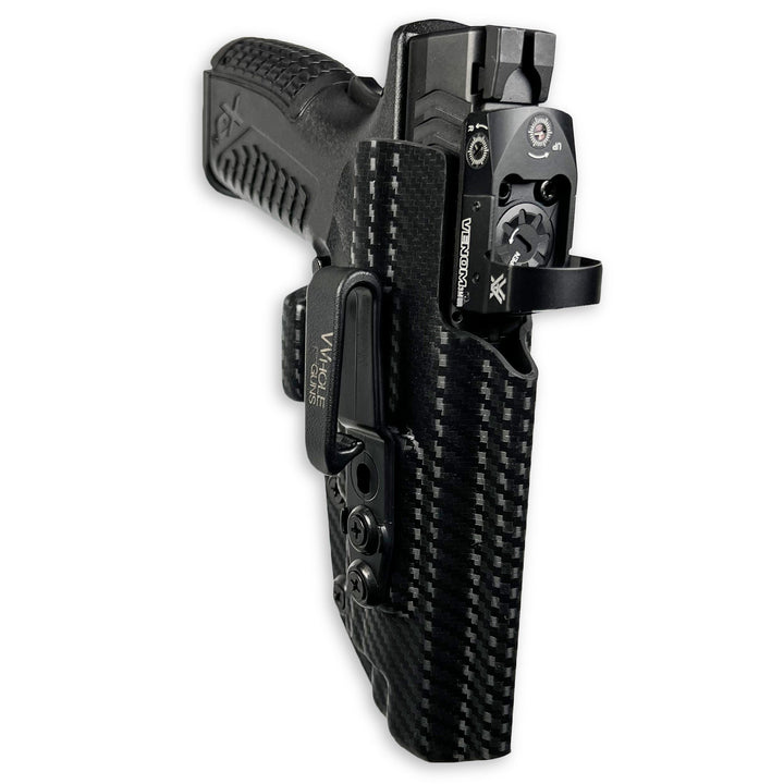 Springfield XD-M Elite 4.5" IWB Tuckable Red Dot Ready w/ Integrated Claw HolsterCarbon Fiber 5