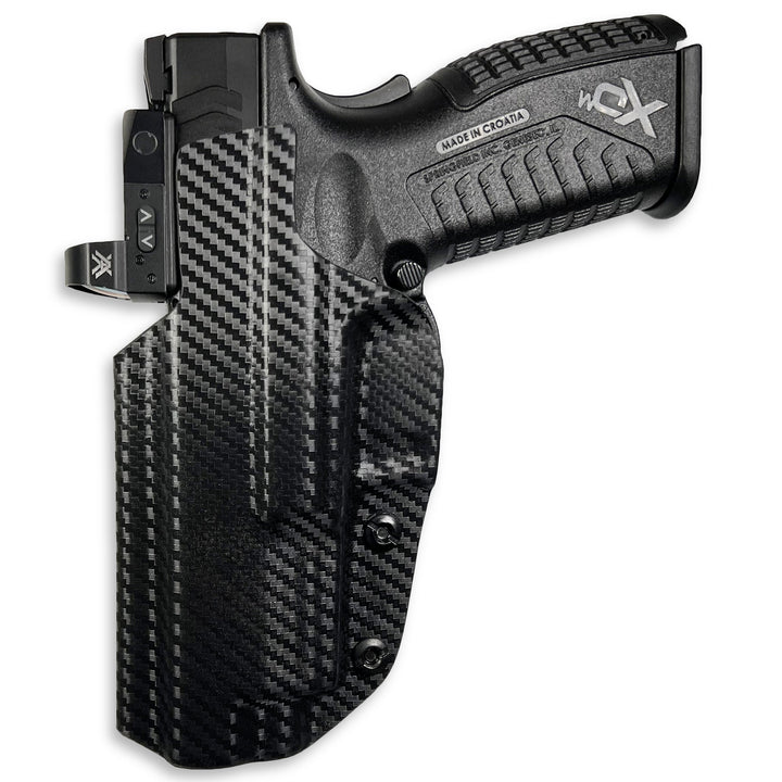 Springfield XD-M Elite 4.5" IWB Tuckable Red Dot Ready w/ Integrated Claw HolsterCarbon Fiber 4