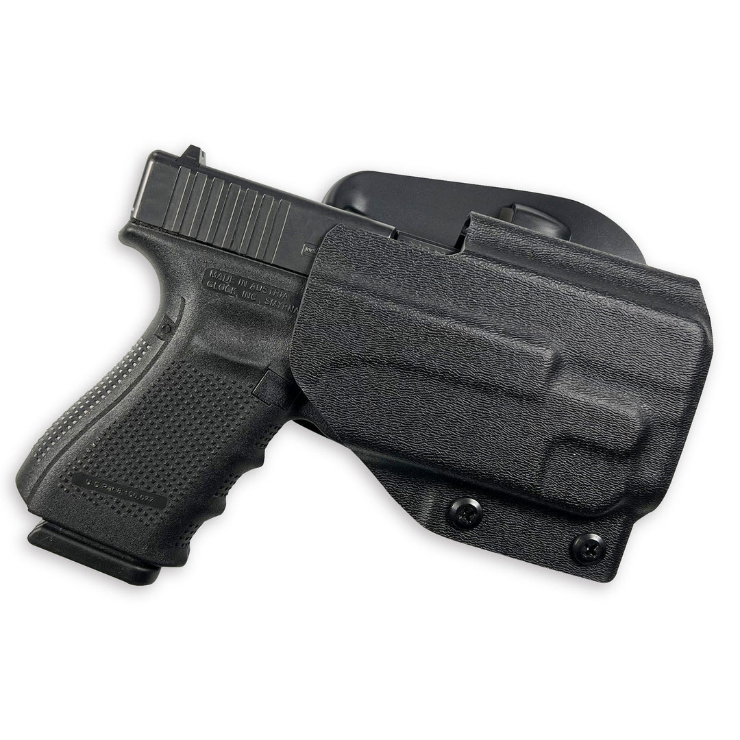 Glock 19 + TLR-7 OWB Paddle Holster Black 1