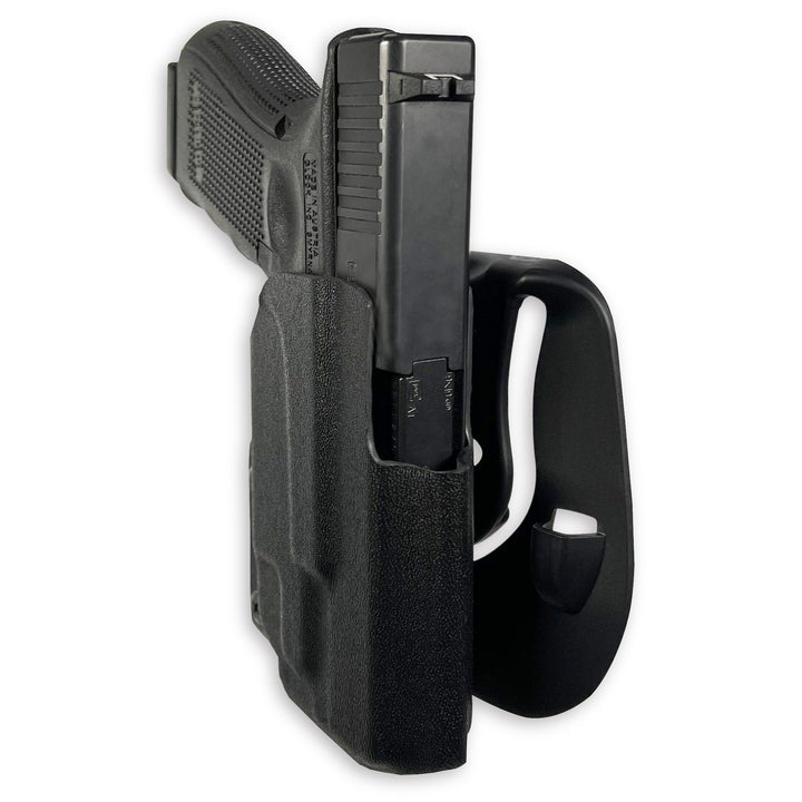 Glock 19 + TLR-7 OWB Paddle Holster Black 3