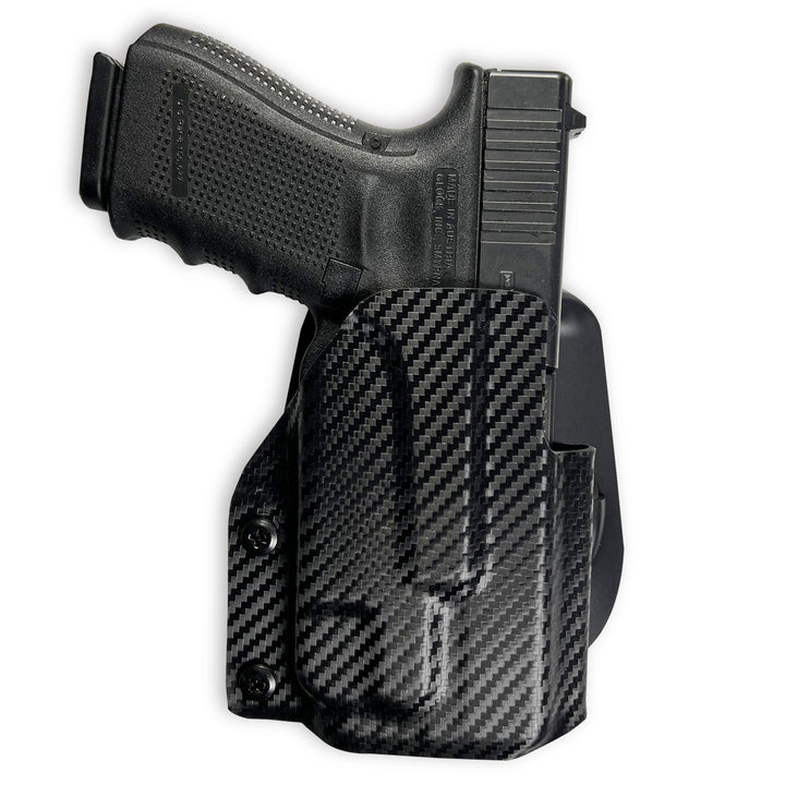 Glock 19 + TLR-7 OWB Paddle Holster Carbon Fiber 2