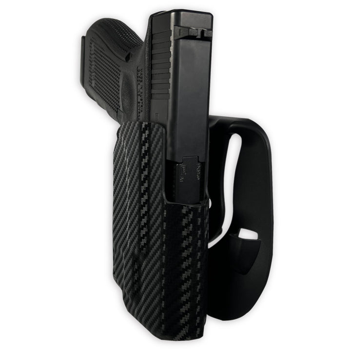 Glock 19 + TLR-7 OWB Paddle Holster Carbon Fiber 3