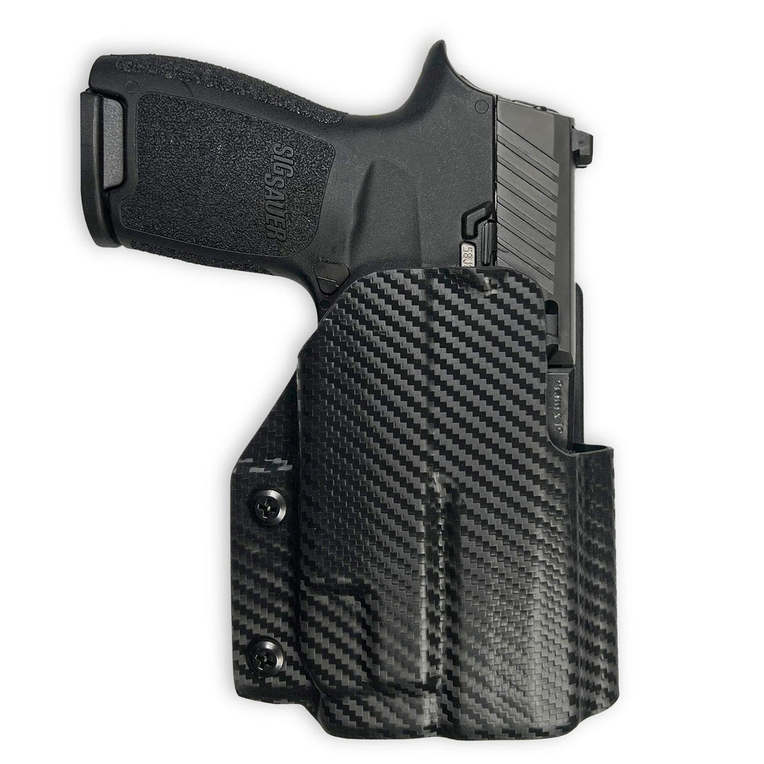 Sig Sauer P320 Compact + TLR-7 OWB Concealment/IDPA Holster Carbon Fiber 3