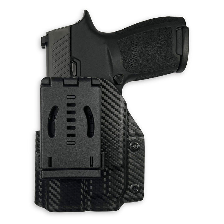 Sig Sauer P320 Compact + TLR-7 OWB Concealment/IDPA Holster Carbon Fiber 4