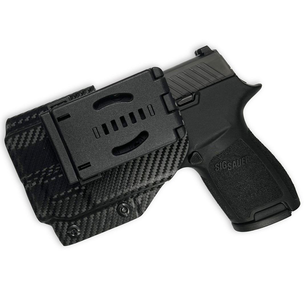 Sig Sauer P320 Compact + TLR-7 OWB Concealment/IDPA Holster Carbon Fiber 2