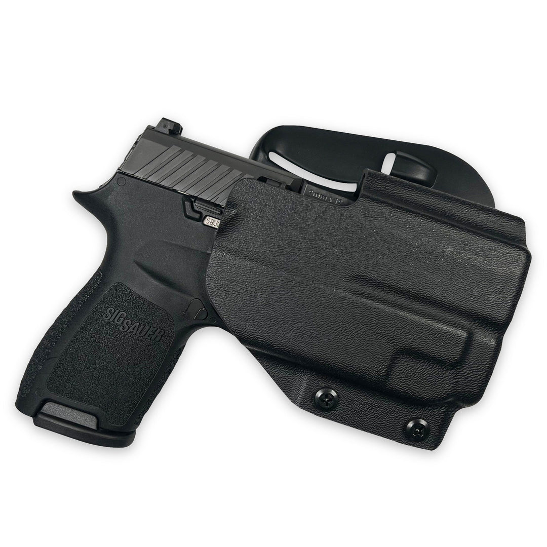 Sig Sauer P320 Compact + TLR-7 OWB Paddle Holster Black 1