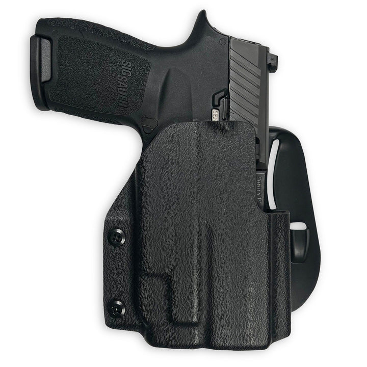 Sig Sauer P320 Compact + TLR-7 OWB Paddle Holster Black 2