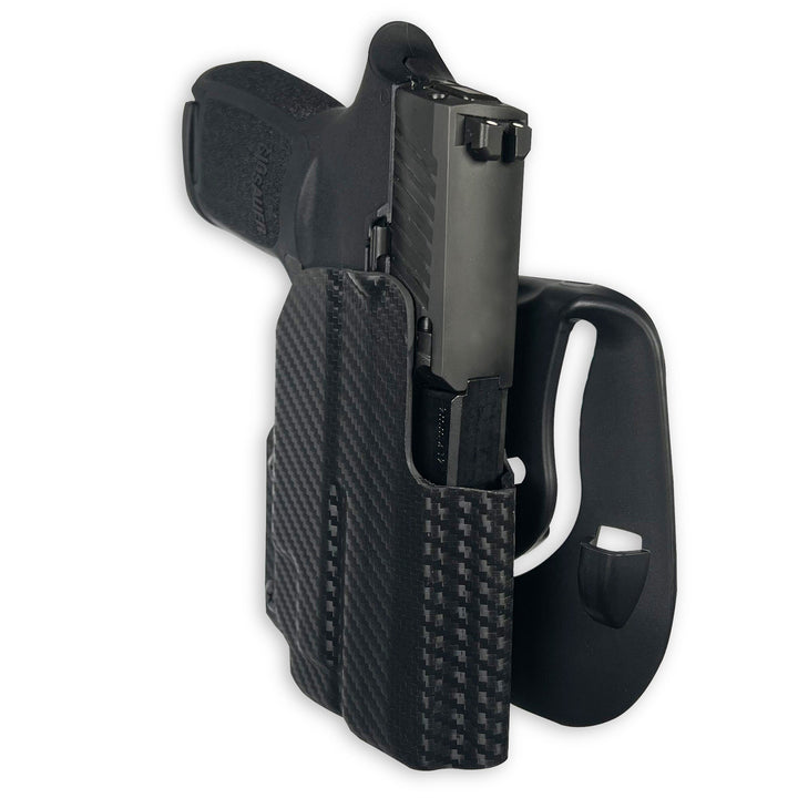 Sig Sauer P320 Compact + TLR-7 OWB Paddle Holster Carbon Fiber 3