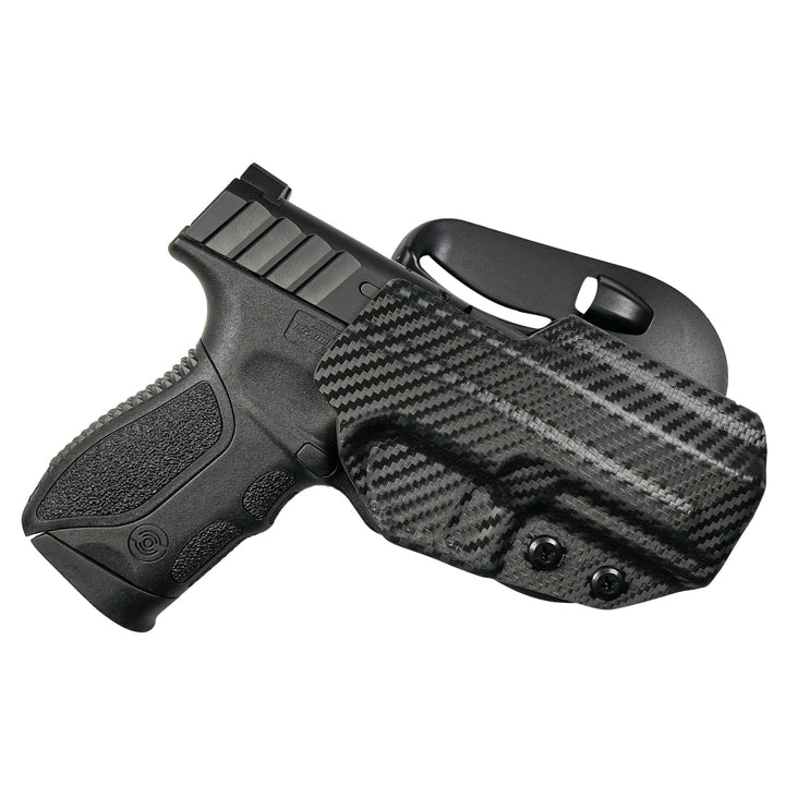 Stoeger STR-9C OWB Paddle Holster Carbon Fiber 1