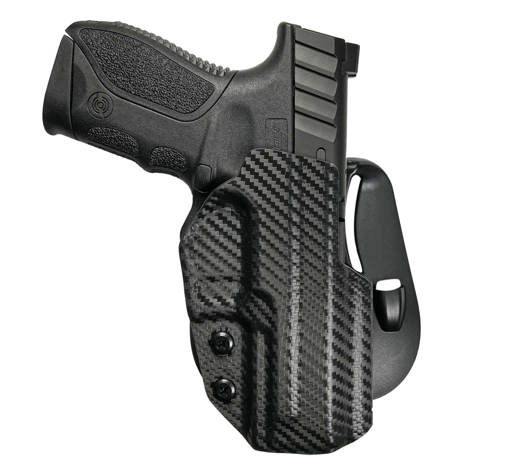 Stoeger STR-9C OWB Paddle Holster Carbon Fiber 2