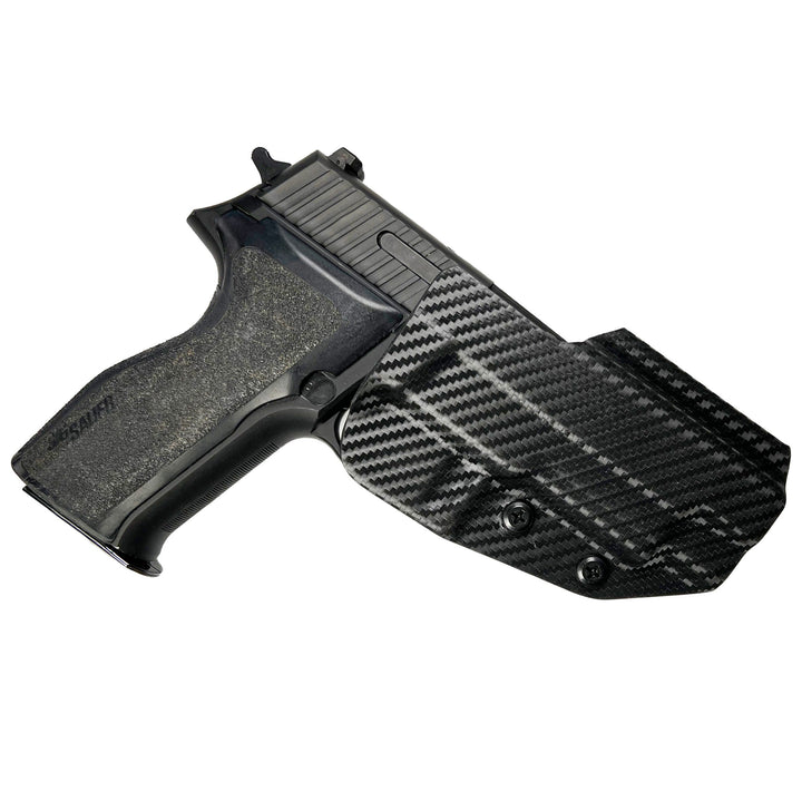 Sig Sauer P226 With Rail OWB Concealment/IDPA Holster Carbon Fiber 1