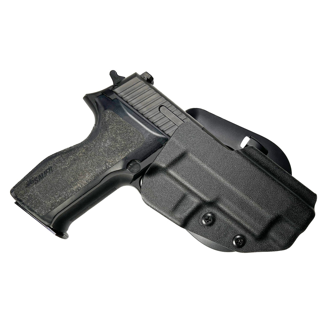 Sig P226 With Rail OWB Paddle Holster Black 1