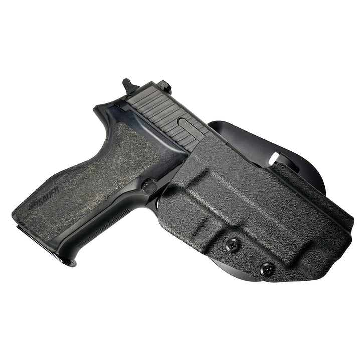 Sig P226 With Rail OWB Paddle Holster Black 1