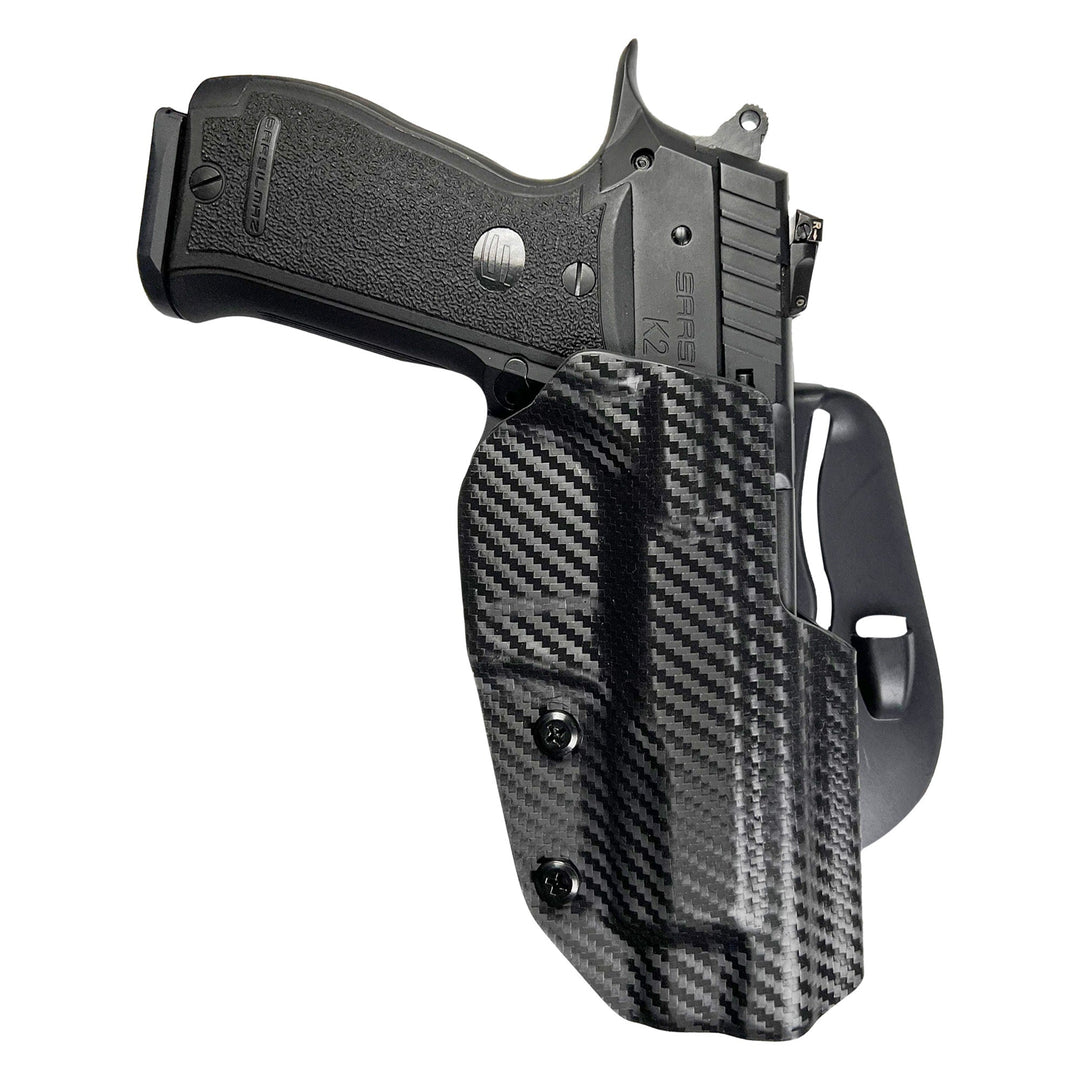 Sarsilmaz K2 45 OWB Paddle Holster Carbon Fiber 2