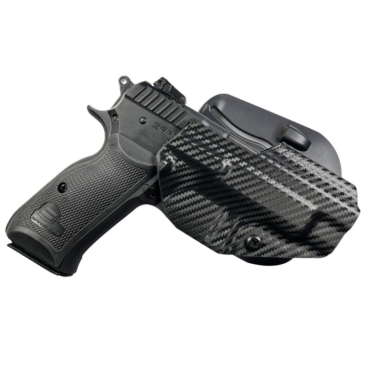 Sarsilmaz SAR P8S OWB Paddle Holster Carbon Fiber 1