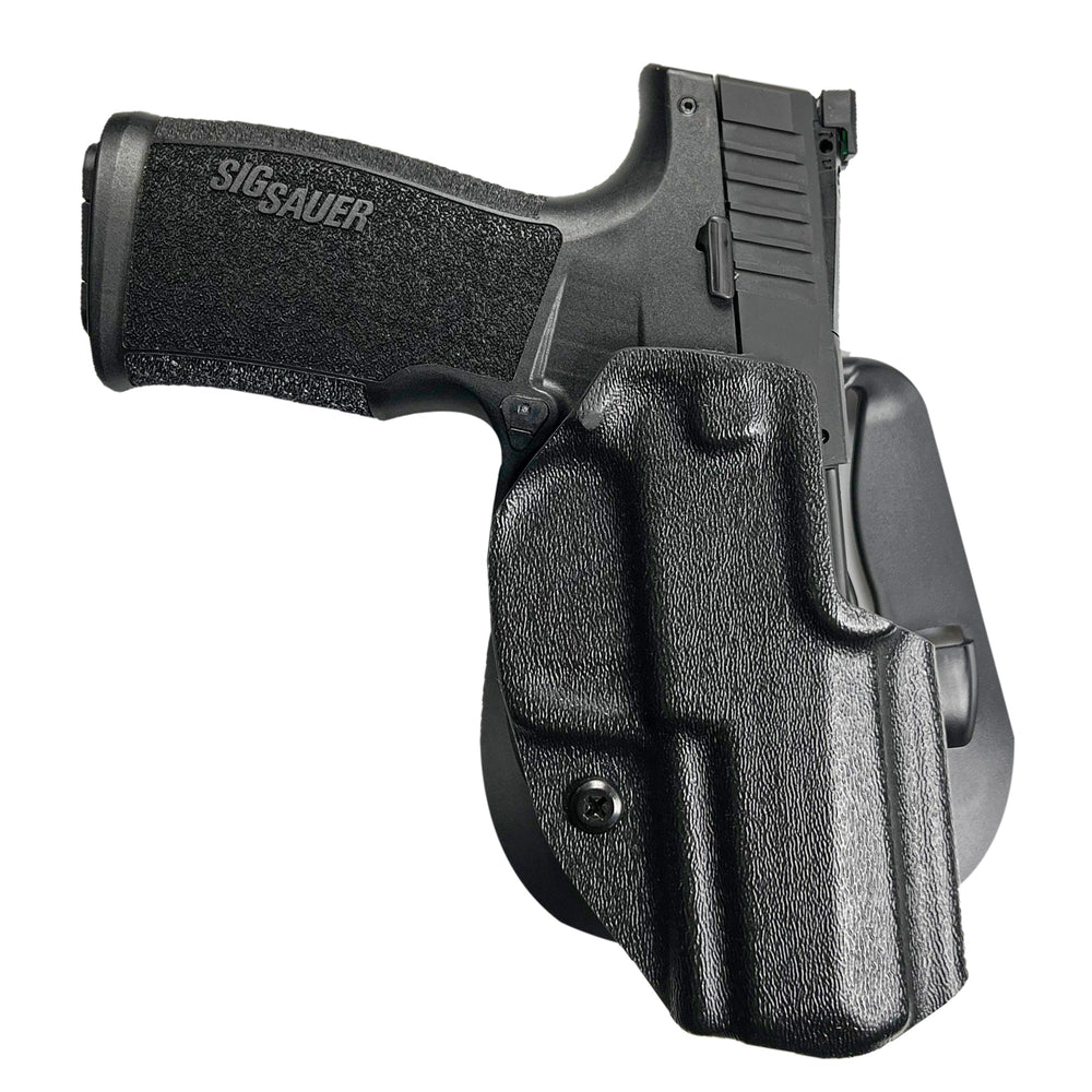Sig Sauer P322 With Rail OWB Paddle Holster Black 2