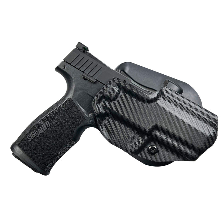 Sig Sauer P322 With Rail OWB Paddle Holster  Carbon Fiber 1