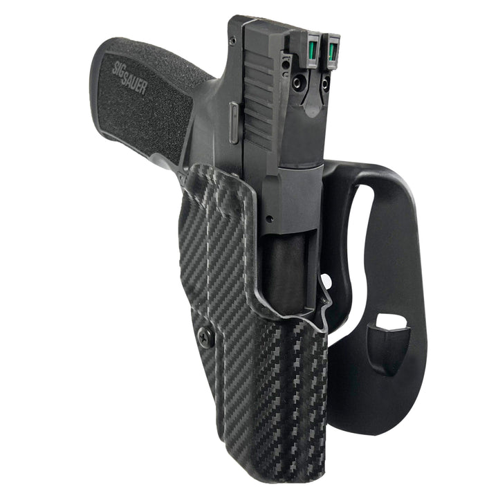 Sig Sauer P322 With Rail OWB Paddle Holster  Carbon Fiber 3